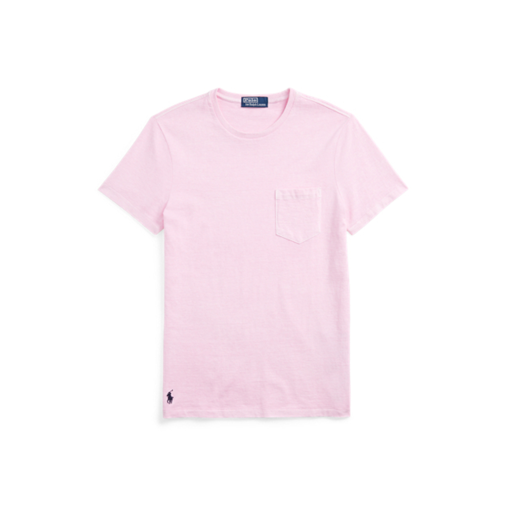 Polo Ralph Lauren Custom Slim Fit Jersey Pocket T-Shirt Pink XL